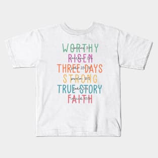 Happy Easter Jesus Bible Lover Kids T-Shirt